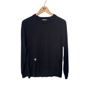 Dior D Uniforms Sweater Size Medium Bee Logo Crewneck Long Sleeve Cozy Knit